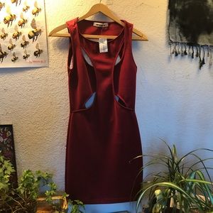 Red Mystic Bodycon Dress NWT